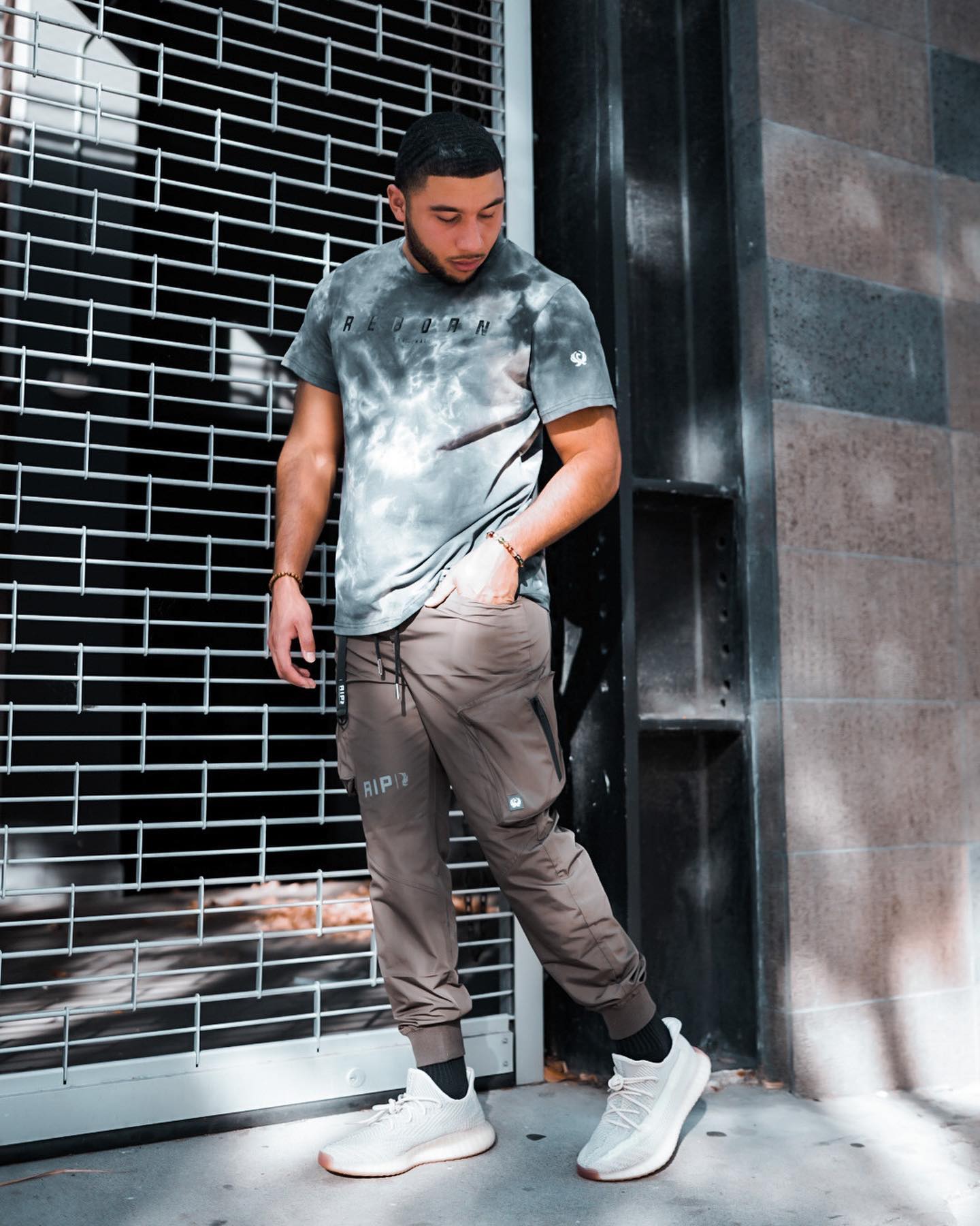 DA BADDEST joggers in olive...