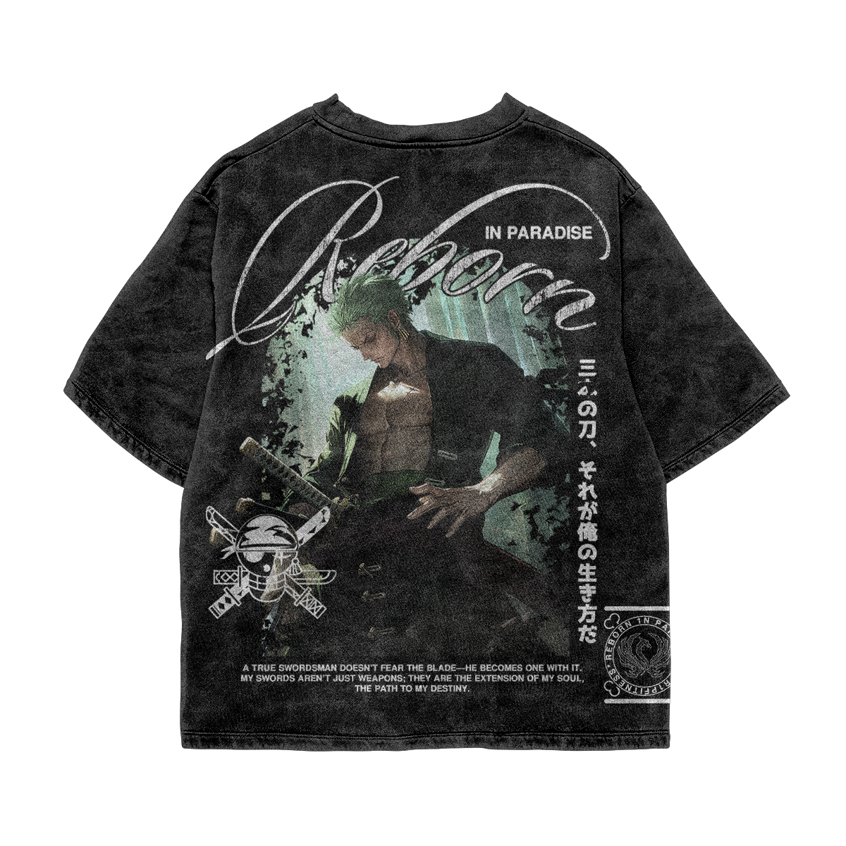 ONE PIECE x R1PFitness – Zoro Vintage Tee