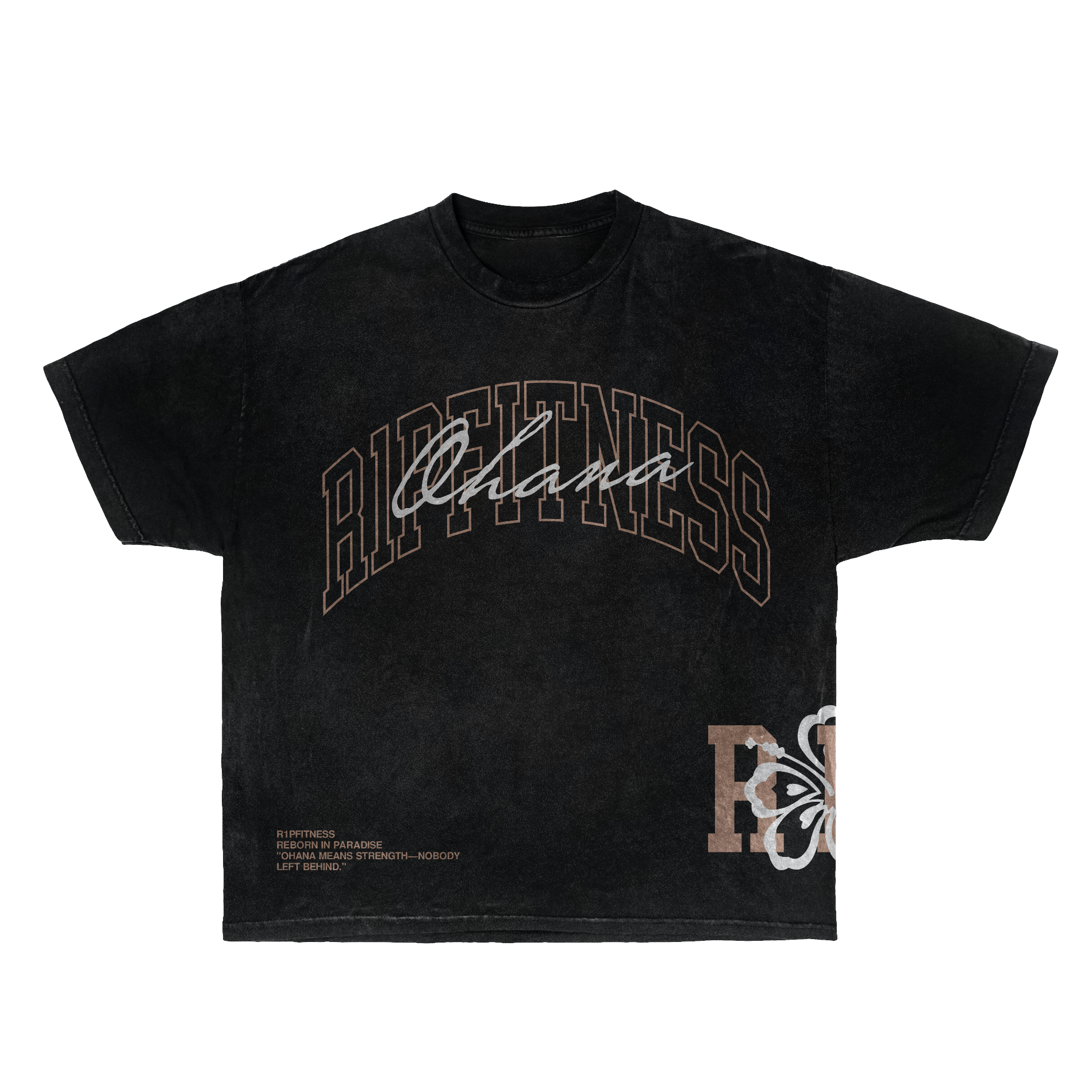 Lilo & Stitch — “Ohana Forever” Vintage Wash Oversized Tee