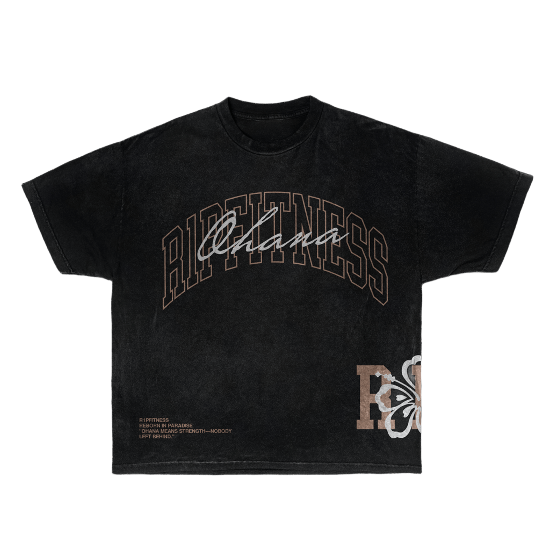 Ohana Forever — Vintage Wash Oversized Tee