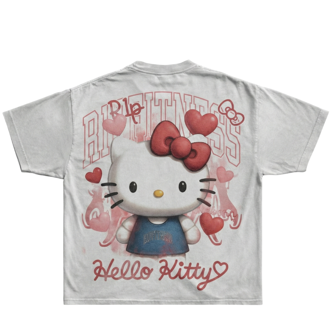 Hello Kitti — Vintage Wash Heavyweight Oversized Tee