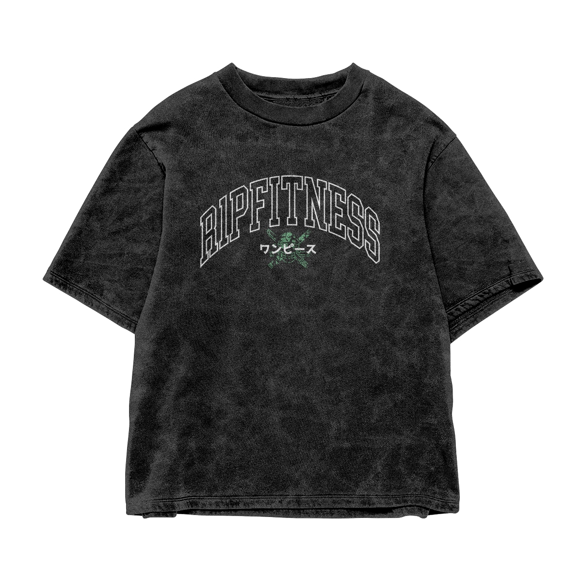 Zoro Vintage Oversized Tee – One Piece Anime Shirt | R1PFitness