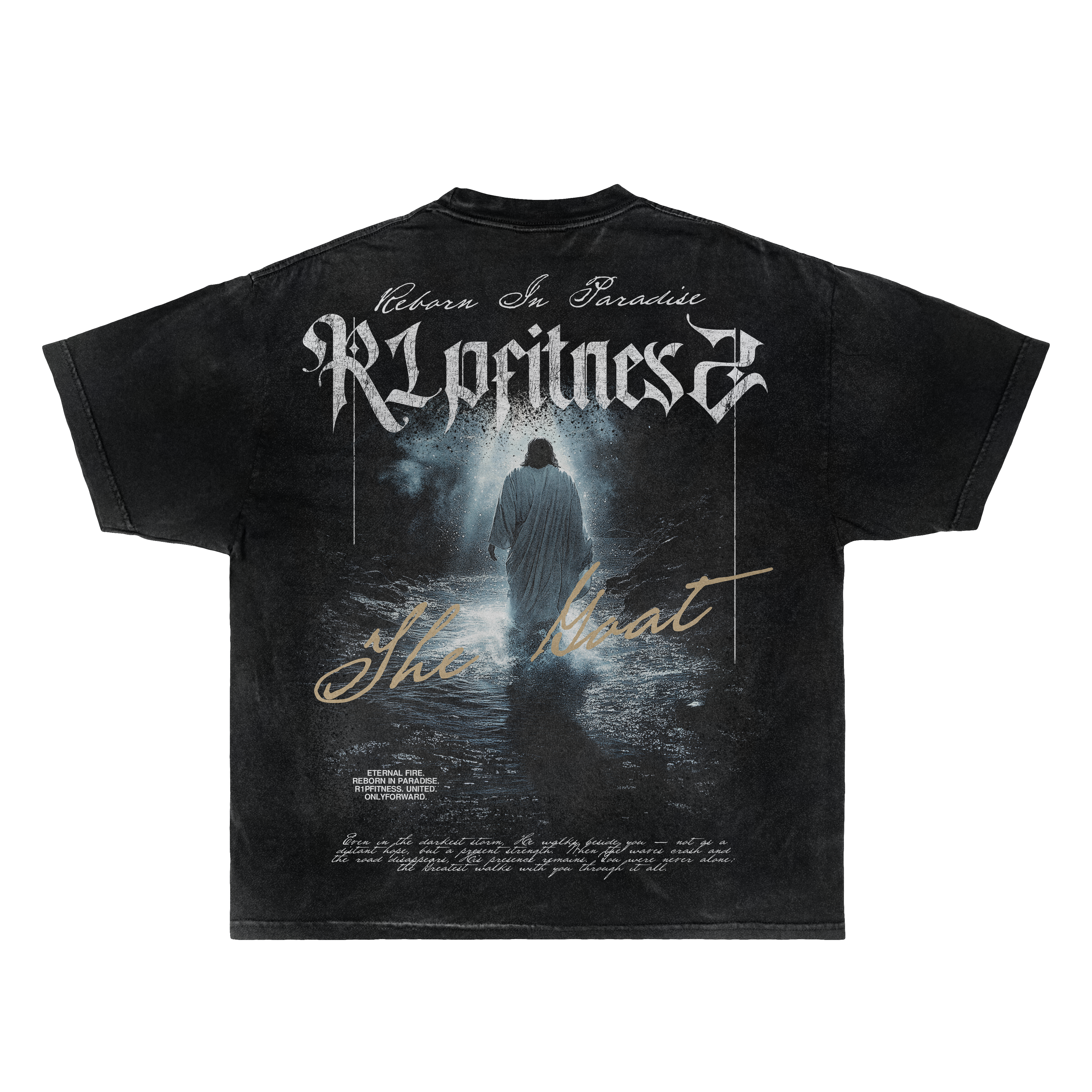 The GOAT” Oversized Vintage Tee