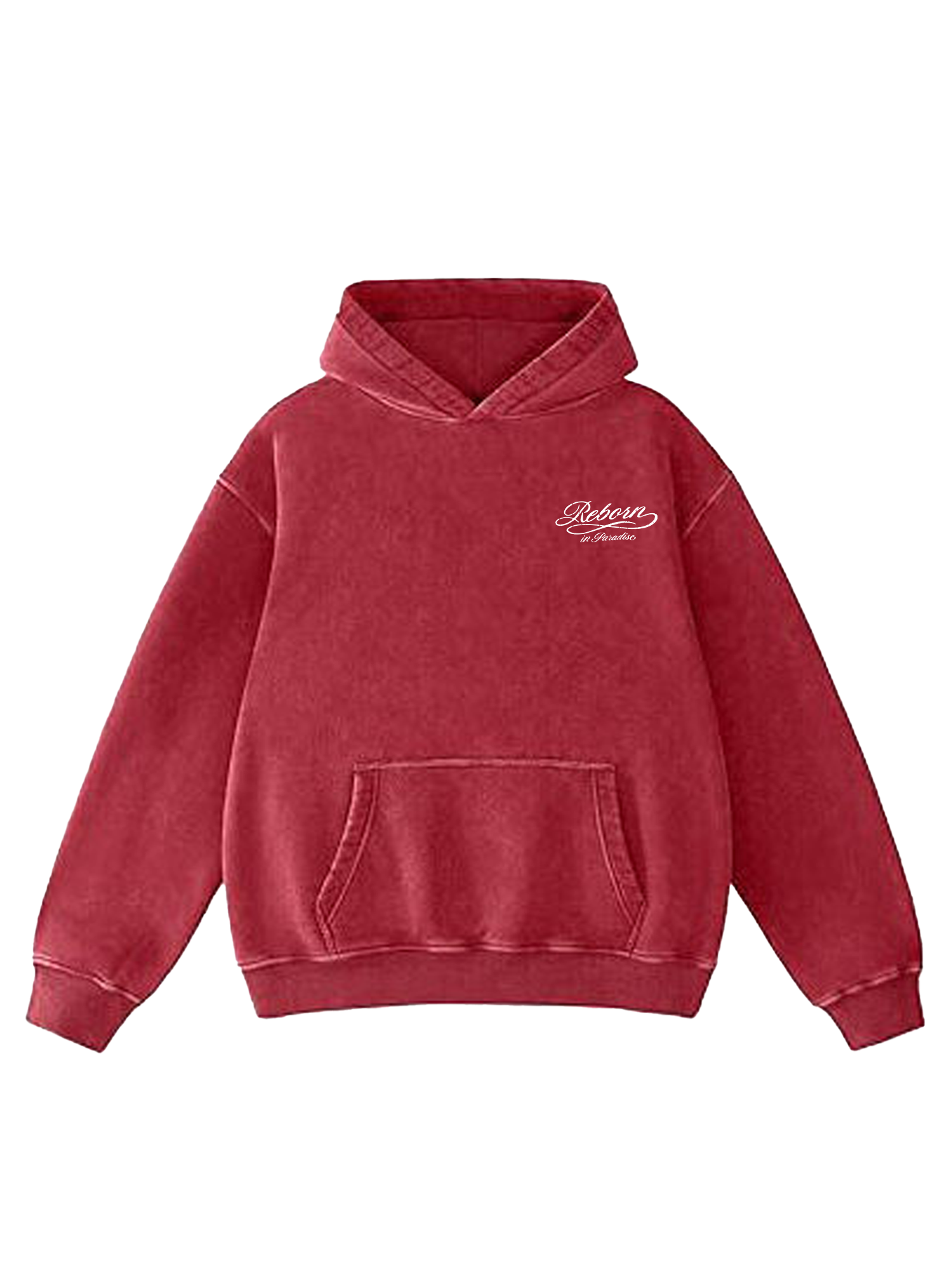 Reborn In Paradise – Discipline Over Everything Hoodie (Red)