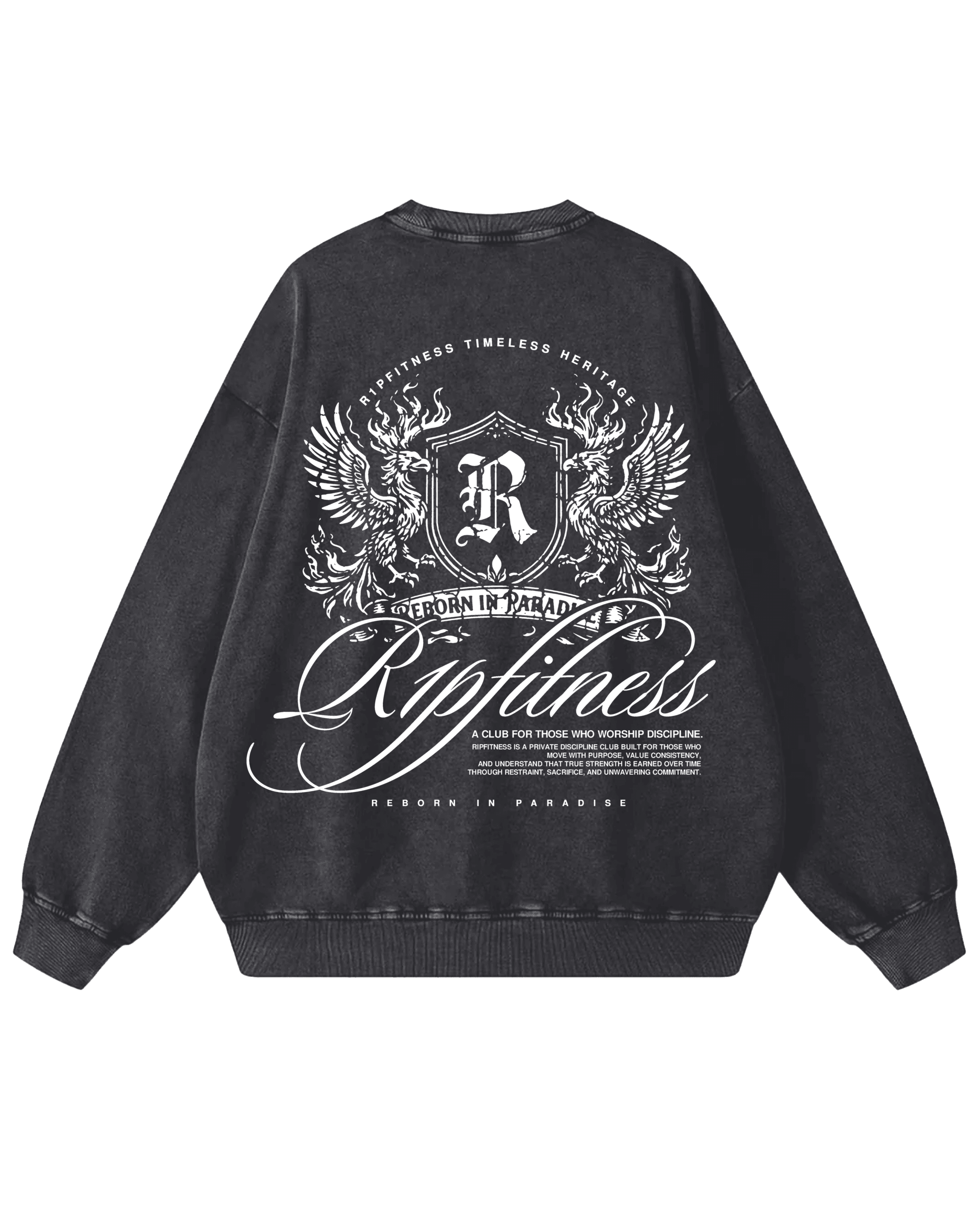 R1P Fitness Discipline Club Crewneck