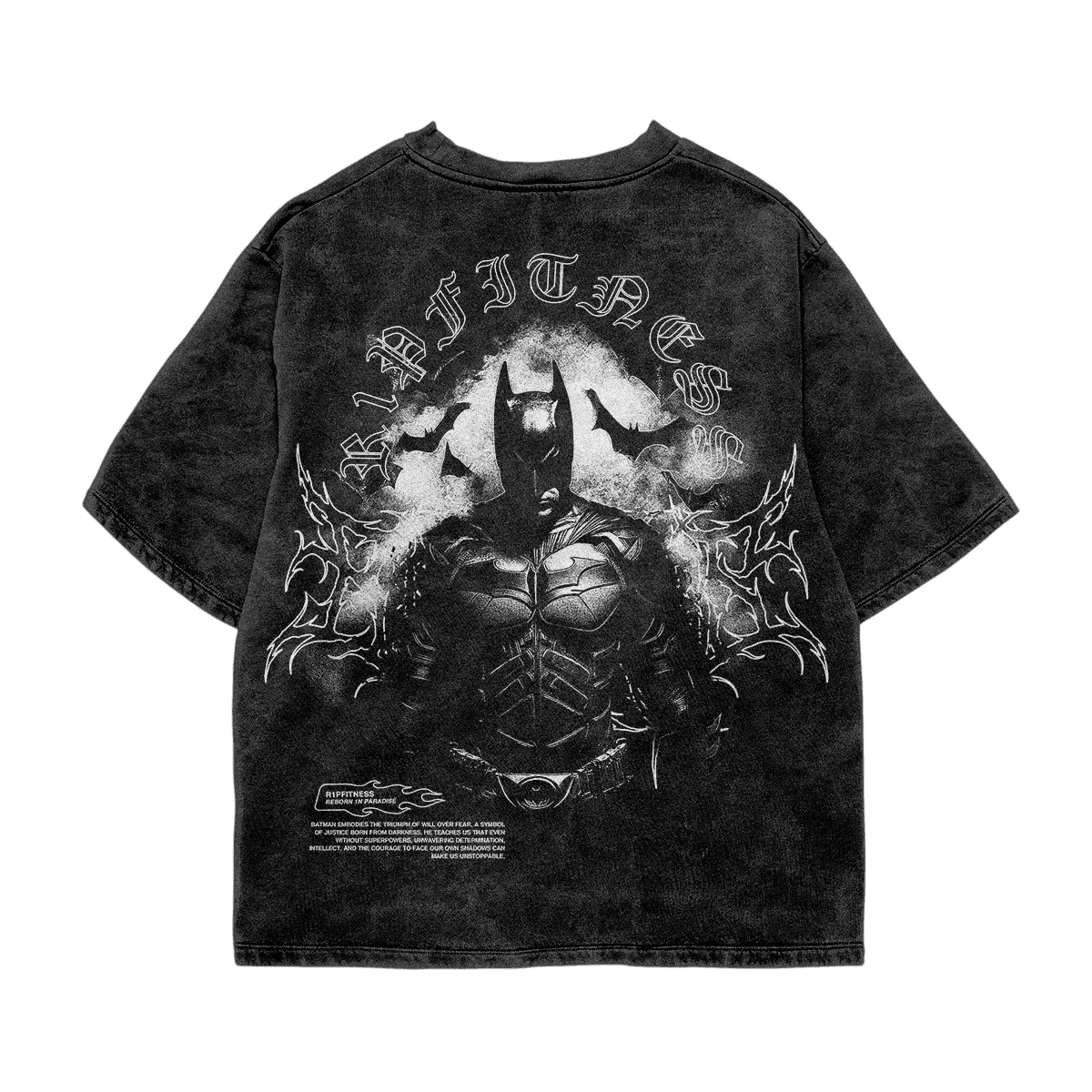 R1PFITNESS Batman Oversized Tee — The Dark Knight product photo