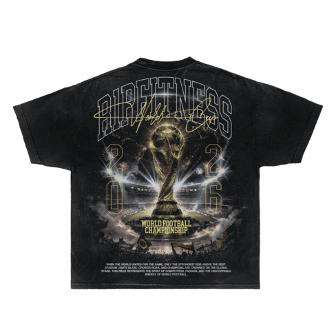 R1P World Cup 2026 Trophy Oversized Tee — alternate view
