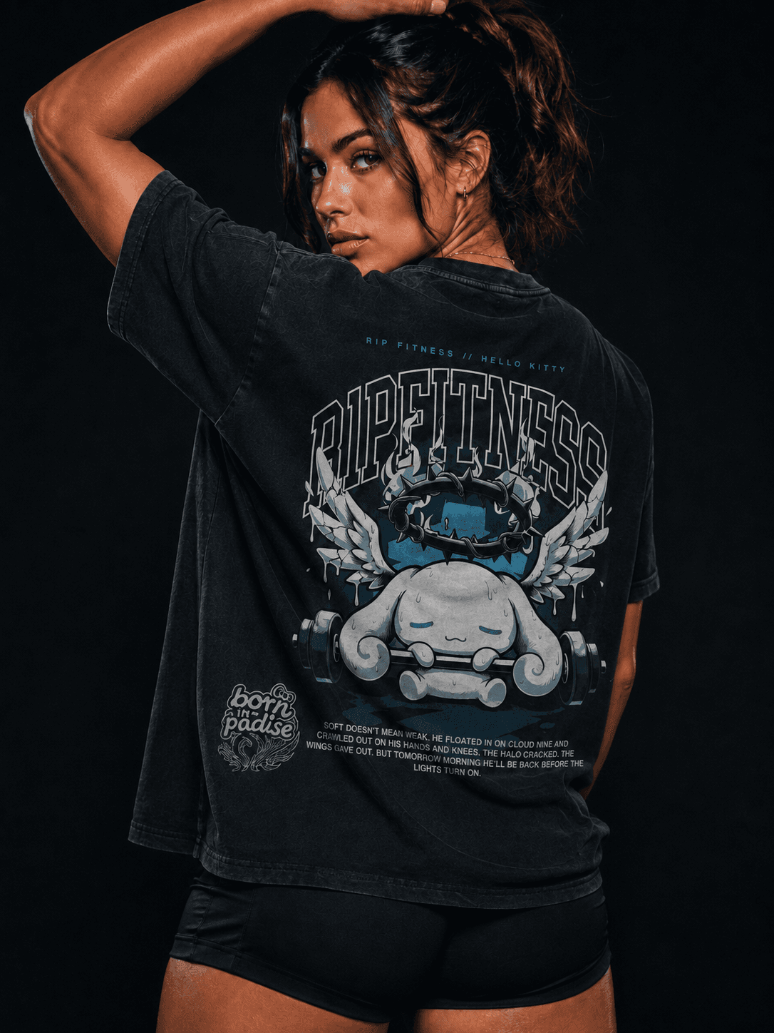 cloud discipline oversized tee
