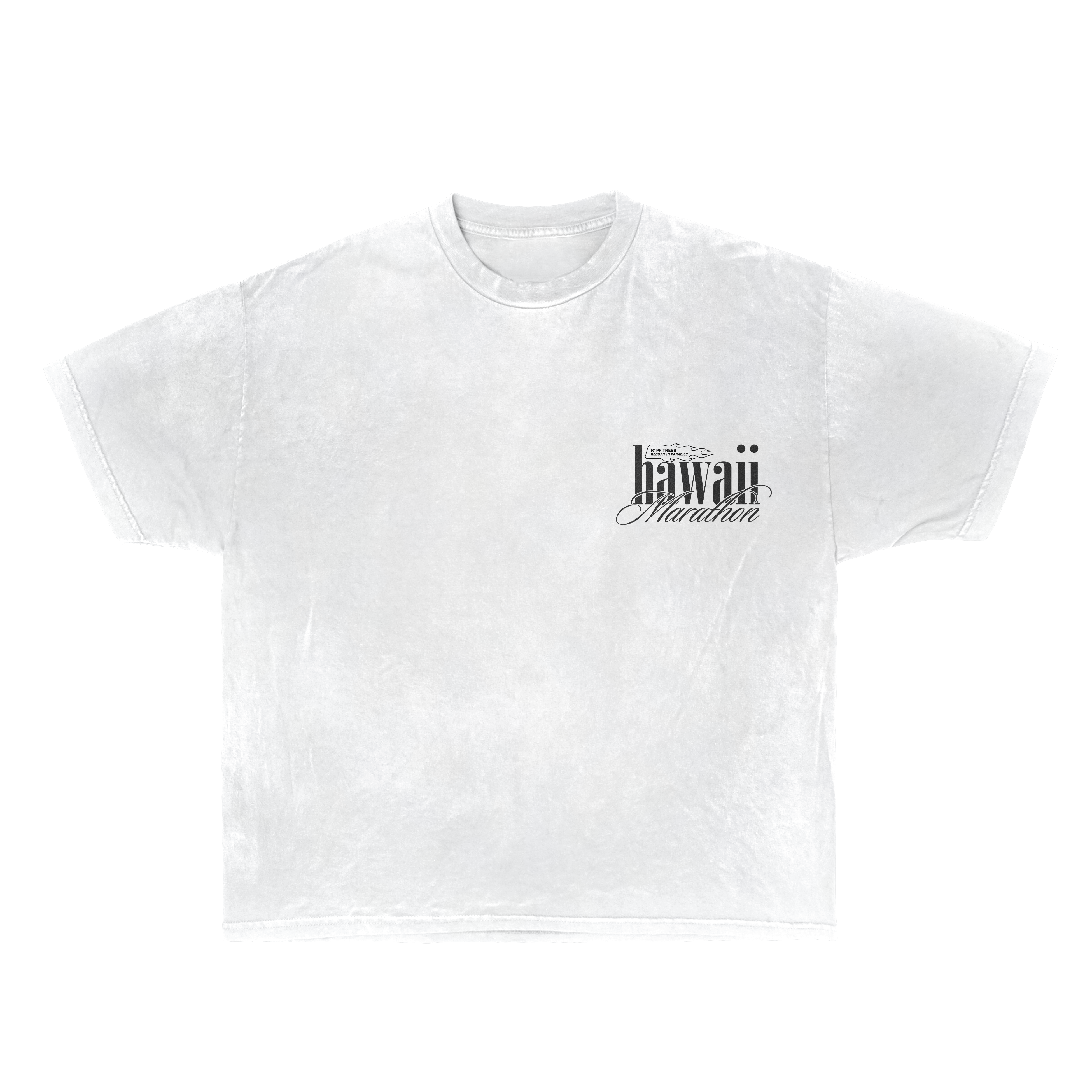 Hawaii Marathon Rise — Reborn In Paradise Tee