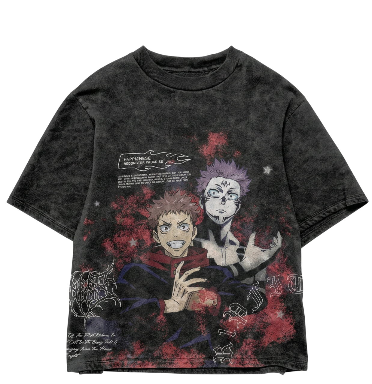 [Pre-Order] Internal Conflict – Vintage Wash Oversized Tee | R1PFITNESS