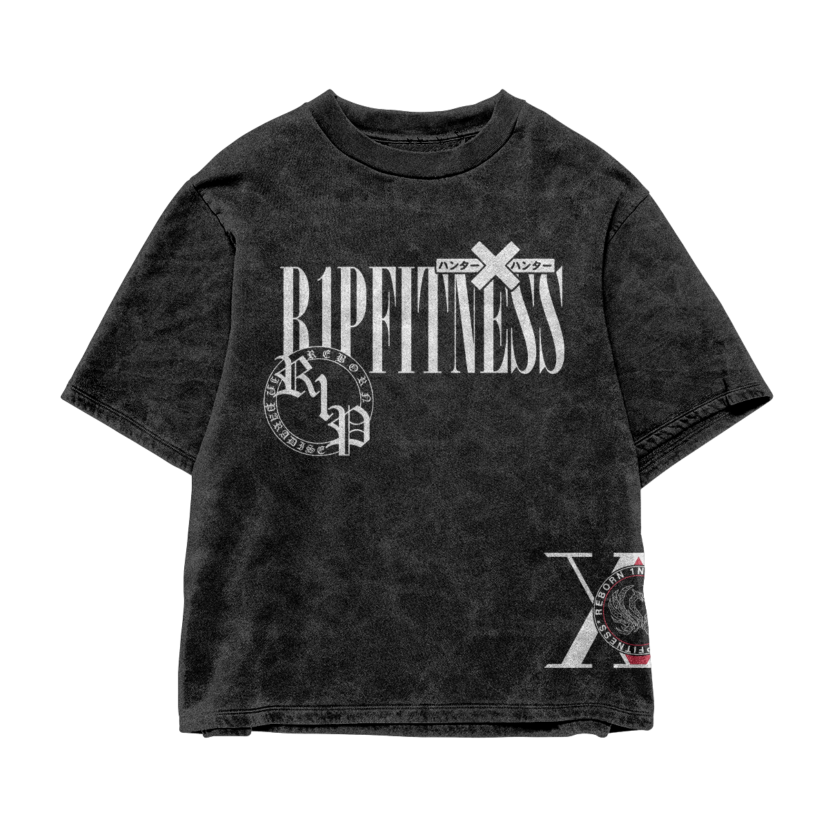 Kurapika “Scarlet Resolve” Vintage Wash Oversized Tee