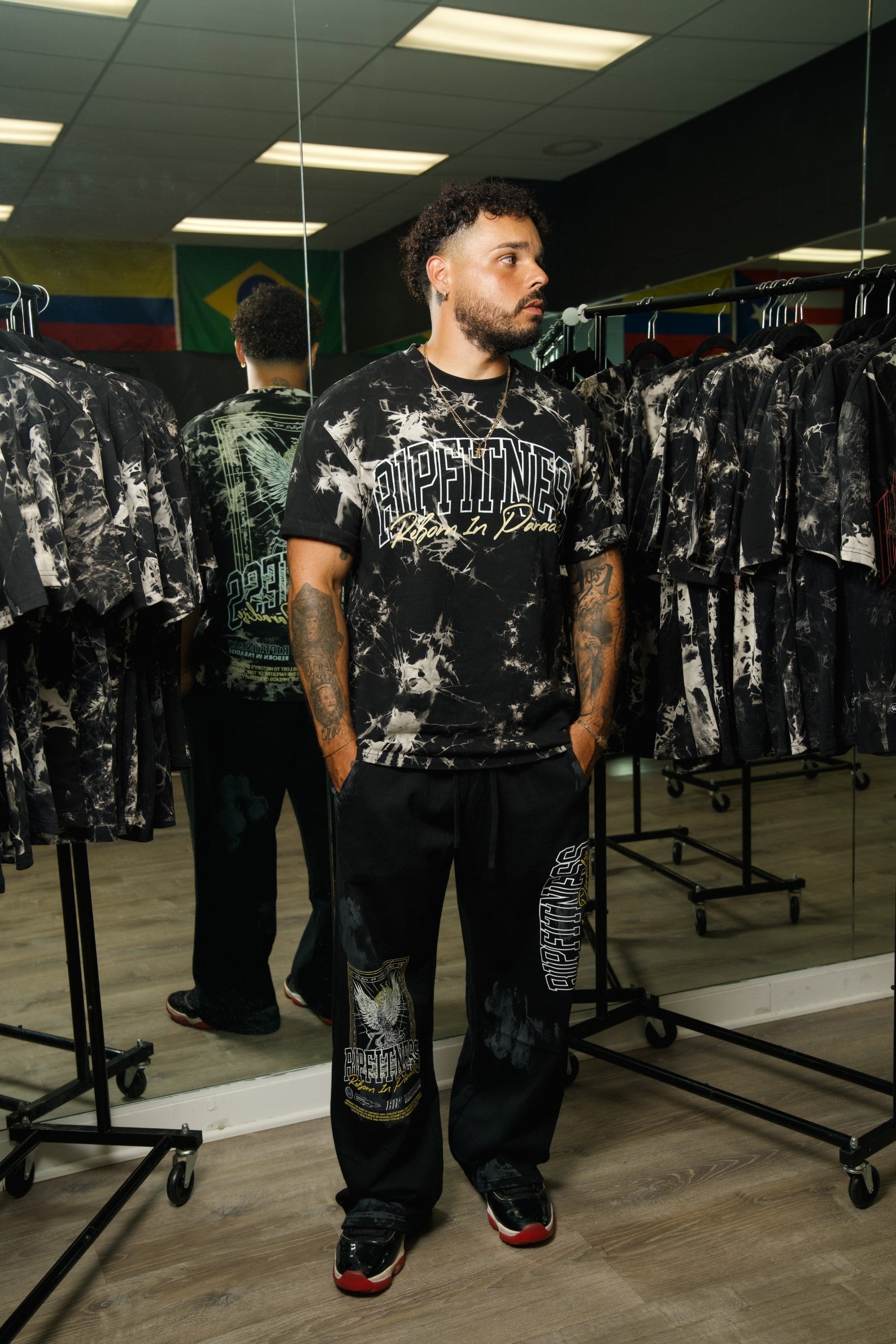 Phoenix Ascend Tee - Vintage Tie-Dye