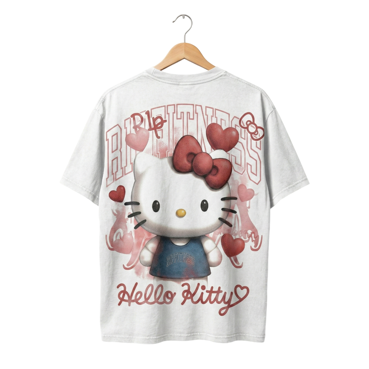 Hello Kitti — Vintage Wash Heavyweight Oversized Tee