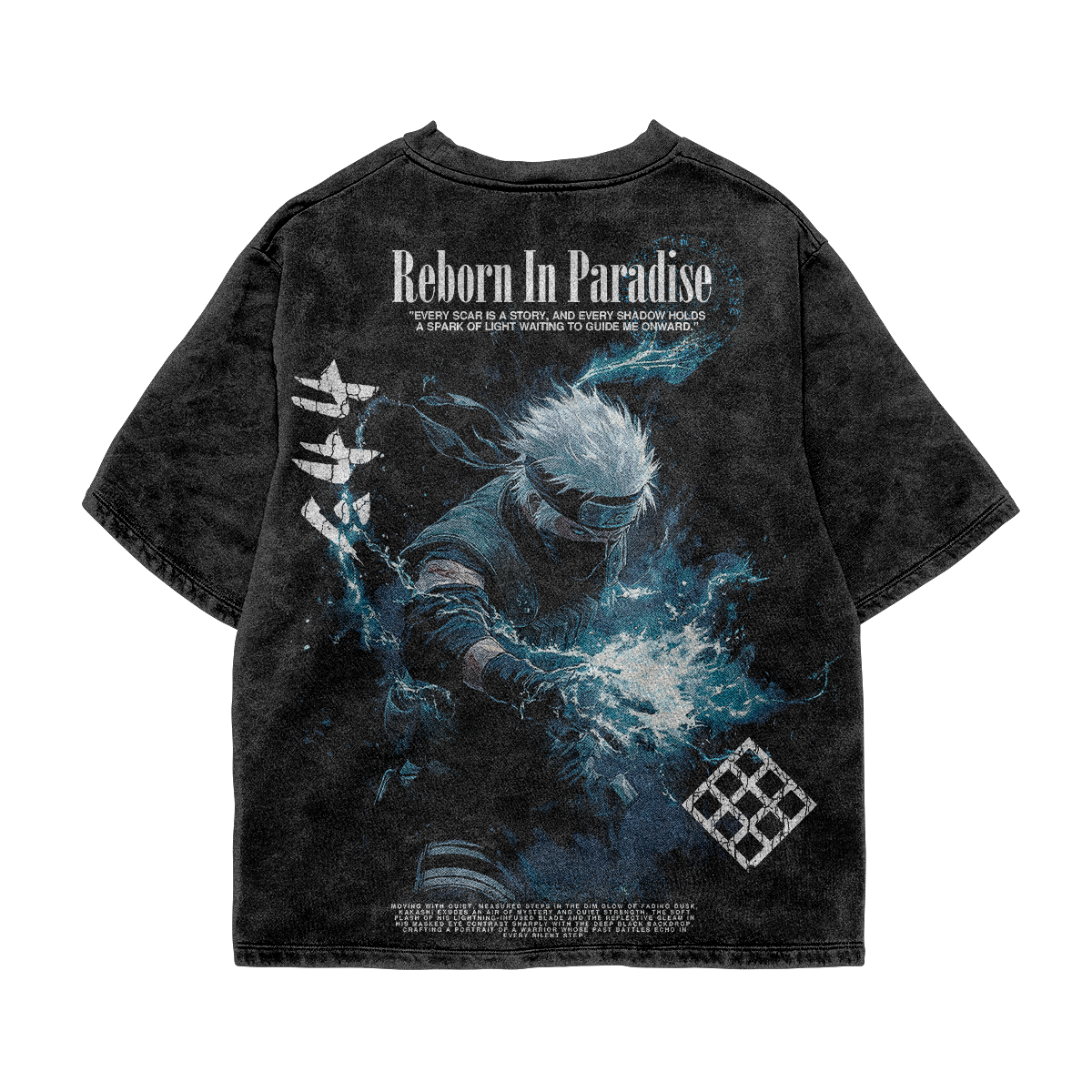 Naruto 2.0 “Copy Ninja” Kakashi Sensei Oversized Tee