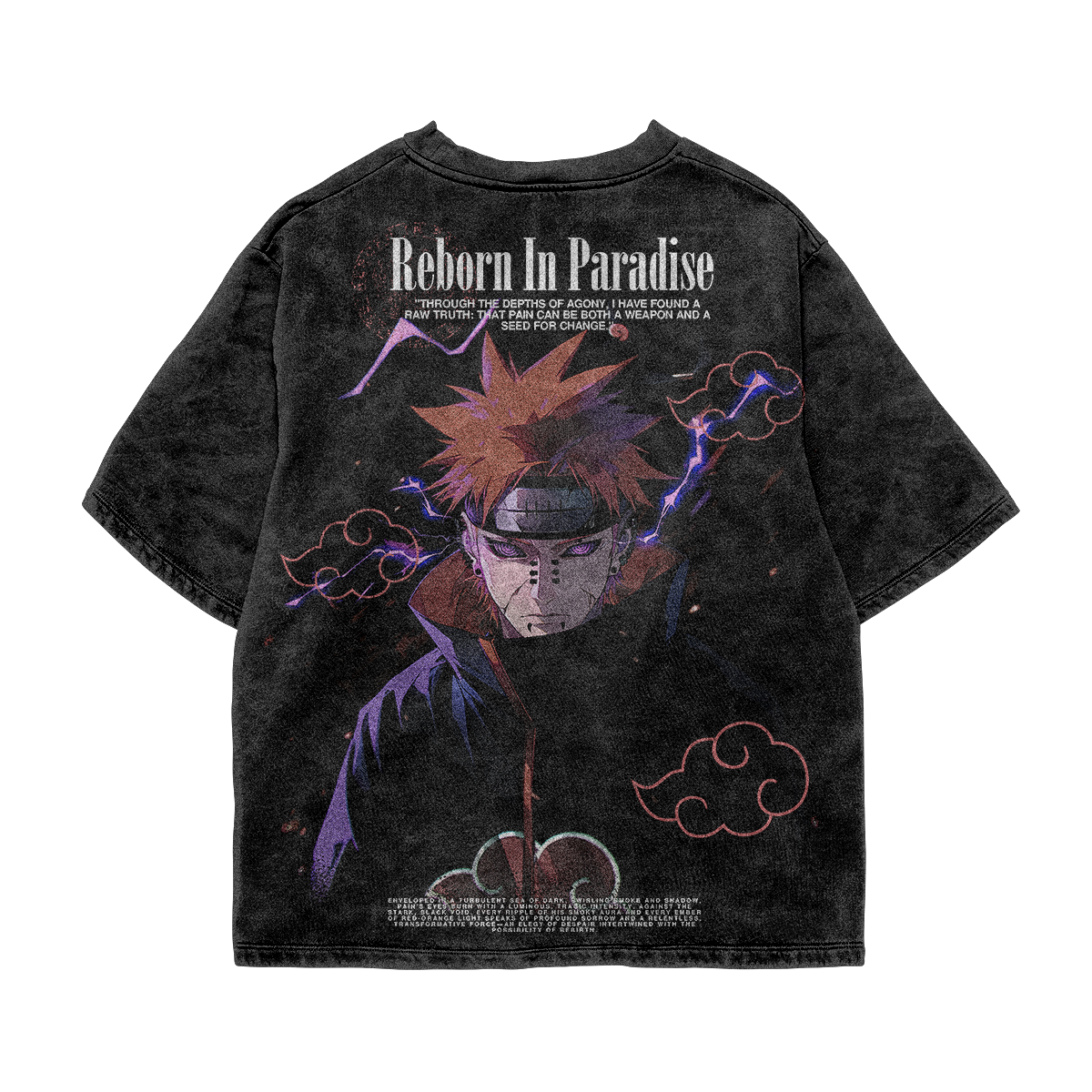 Naruto 2.0 “Pain’s Wrath” Oversized Tee