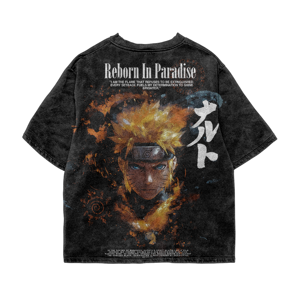 Naruto 2.0 “Shadow of the Fox” Oversized Tee